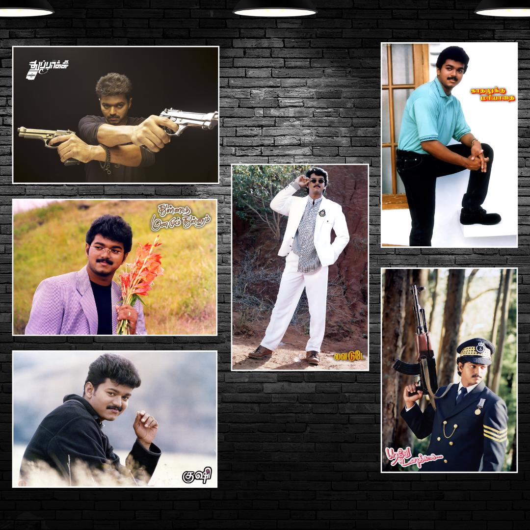 Vijay Thalapathy ALL movie posters | Pack of 35 posters | தளபதி விஜய் போஸ்டர்