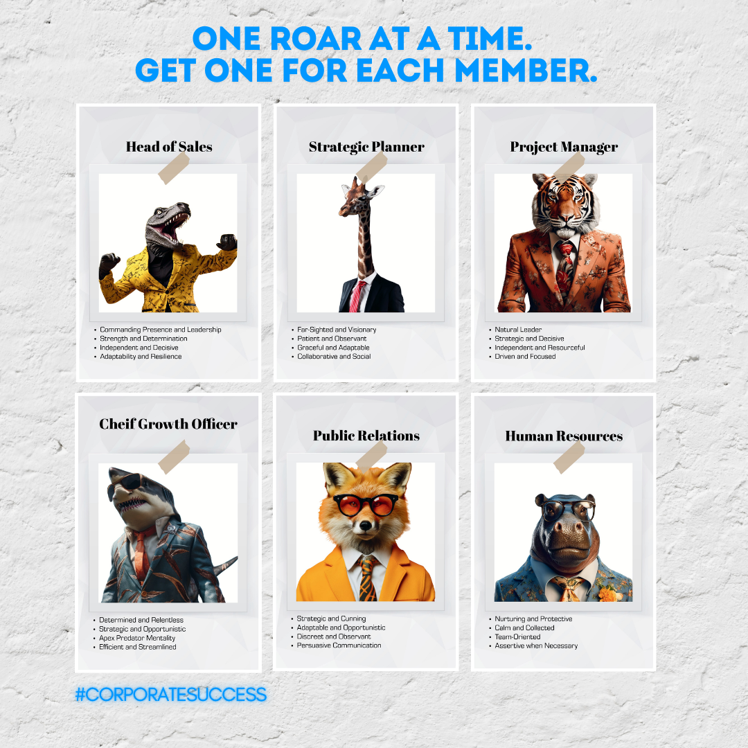Desk Pets for the Entire Pack | Corporate Desk Cards (Corporate activities) [Pack of 22 cards/ posters]