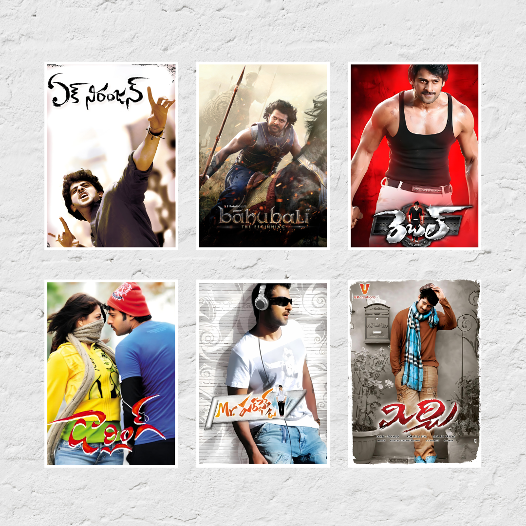 Conclusion Baahubali Tamil Yogi Prabhas ALL Movie Posters (Pack Of