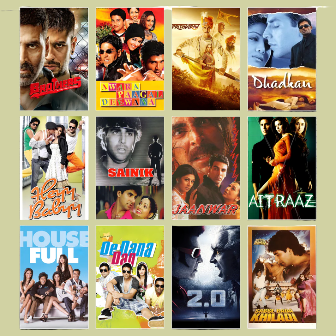 Akshay Kumar ALL movie posters Pack of 48 posters – Stichi Store